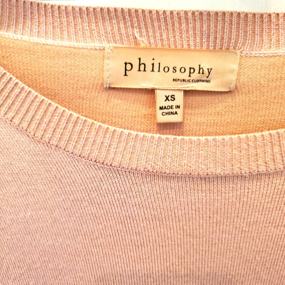Pink sweater